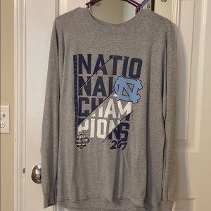 Long-sleeve Gray UNC shirt